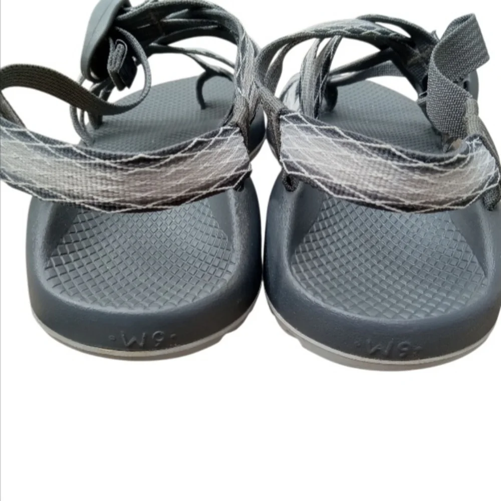 Chaco Womens ZX2 Sandal Size 9 Apex Gray Toe Loop Adjustable Outdoor Water Shoe